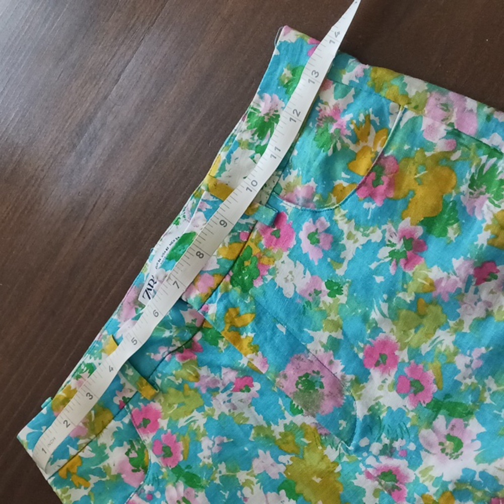 Zara Floral Pants - Picture 11 of 13